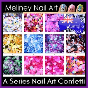 A Style Nail Art Confetti Glitter Decorations Round Dot Shape Sequins craft supplies combination mixed Party Bomb Birthday Wedding Table