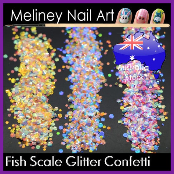 Nail Sequins Colorful Nail Art Glitter Confetti Holographic Shining Nail  Flakes for Nail Art Decoration