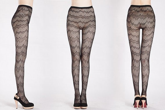 Fishnet Patterned Tights Stockings Leopard Flower Socks Pantyhose Black  Women's Sexy Cute Trend -  Canada