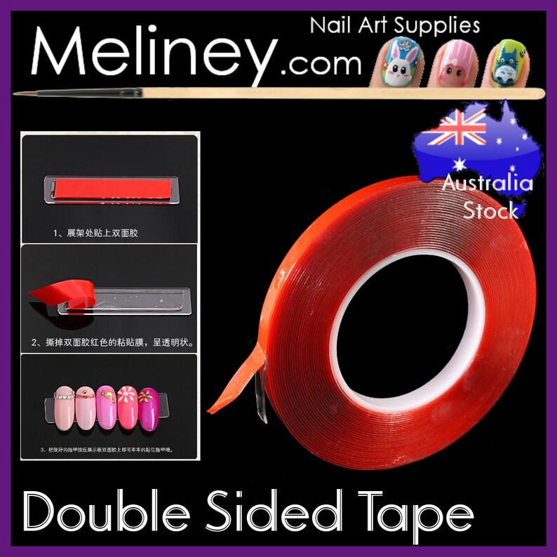 10pc Display Plate Nail Tip Stand Holder Nail Art Tool Salon Manicure acrylics slide Double Sided Tape Double Sided Tape