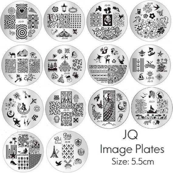 Size Matters 08 | Christmas Short Nail Stamping Plates | MoYou London