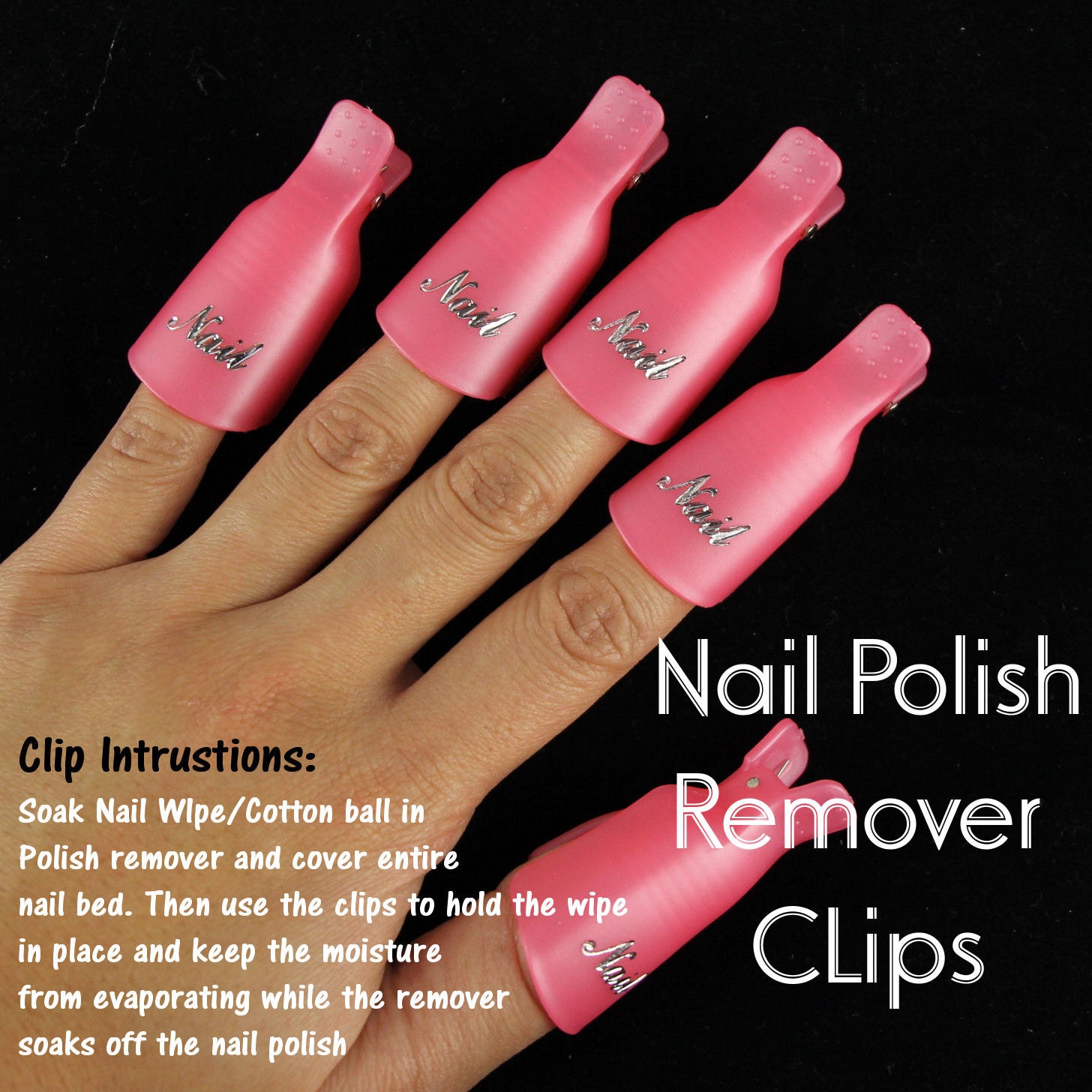 10pc Nail Polish Remover Clips Nail Art Soak off Tool Manicure - Etsy 10pc Nail Polish Remover Clips Nail Art Soak off Tool Manicure - Etsy