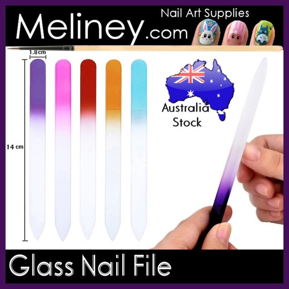 Glass Nail files Grit nail art manicure acrylic gel uv tool sanding buffer buffing grinding personal shaper
