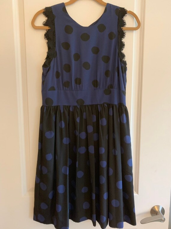 corey lynn calter polka dot dress