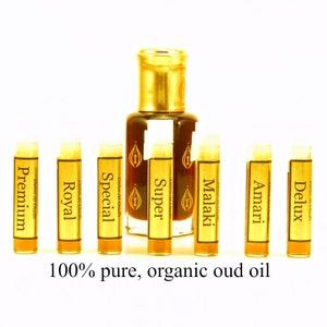 Scented Natural Body Oils - Oils & Blends, Amir Oud