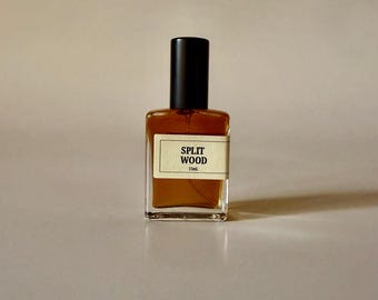 Split Wood Cologne for Men: Cedar, Sandalwood, Oud - Botanical Perfume