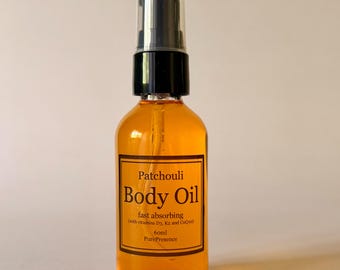 Oud Body Oil- Made with 100% pure Oud Oil-Energizing vitamin enriched  potent body oil