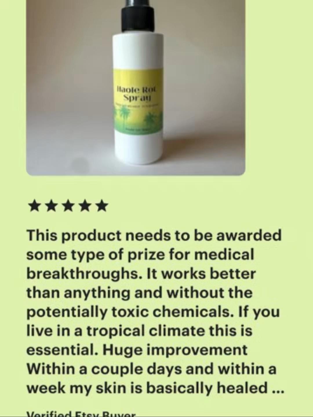 Haole Rot Haole Rot Spray: Natural Tinea Versicolor Relief - Etsy Australia