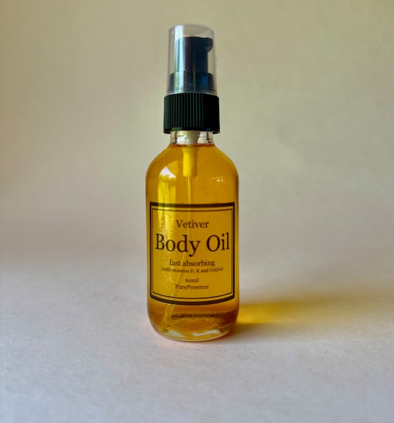 Organic Body Oil: Rose, Sandalwood, Vanilla, Oud