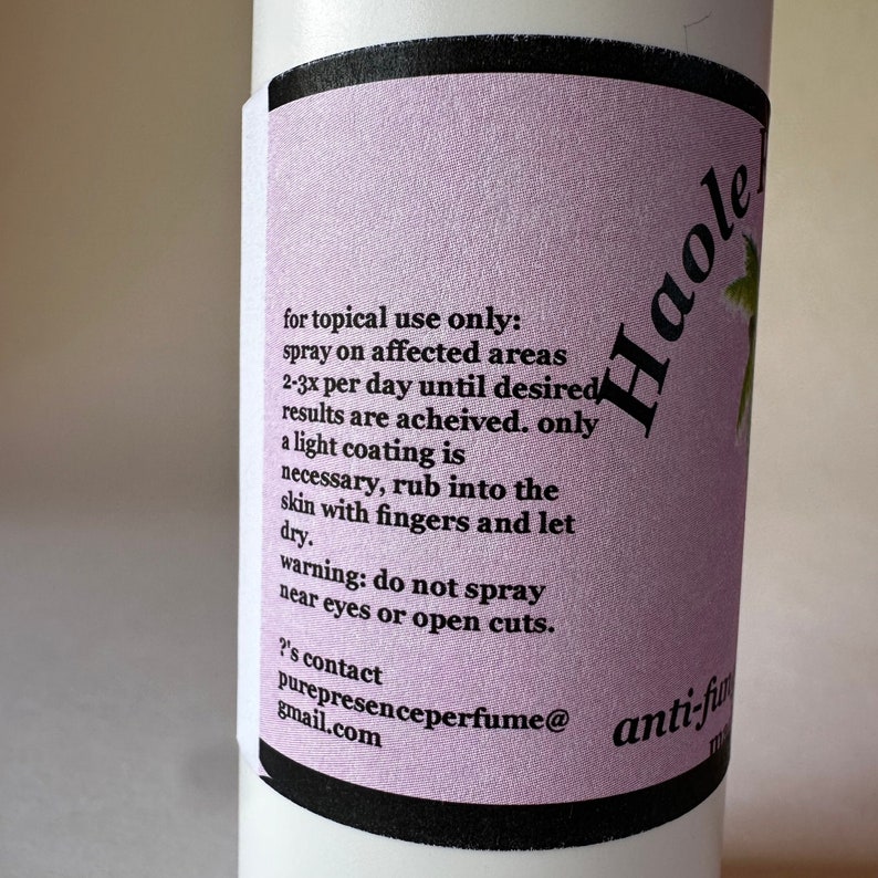 Haole Rot Haole Rot Spray: Natural Tinea Versicolor Relief for Pregnancy - Etsy