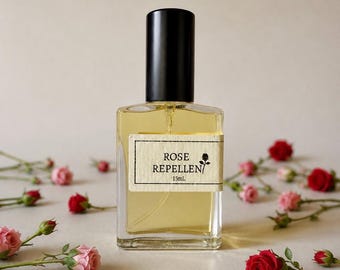 Rose Scented Mosquito Repellent: Natural Essential Oil Perfume