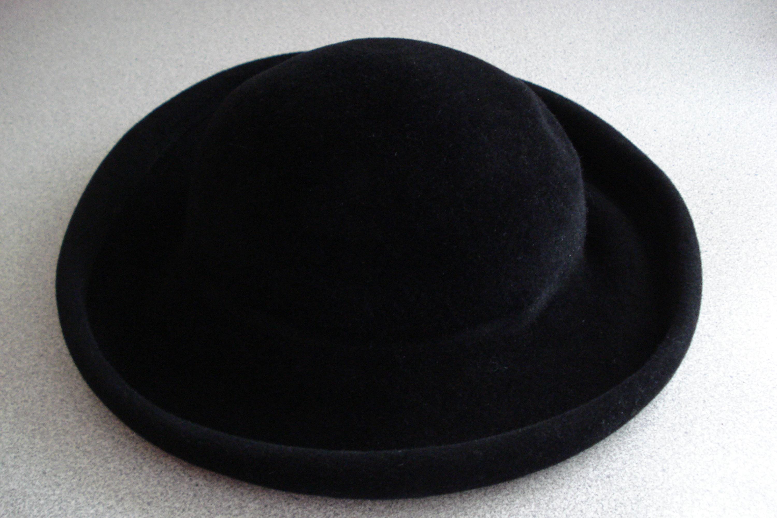 ERIC JAVITS HAT / Vintage Black Velvet Never Worn Hat W  display picture 1