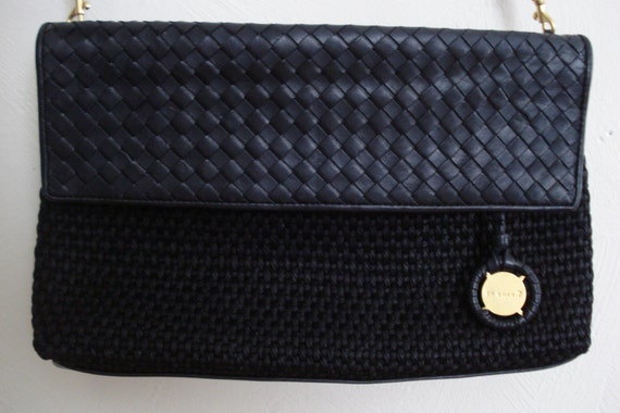 VINTAGE JAY HERBERT Shoulder Bag / Clutch / Black… - image 1