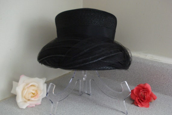 VTG Union Made Black Hat with Black Netting. s-l400.jpg main image 4
