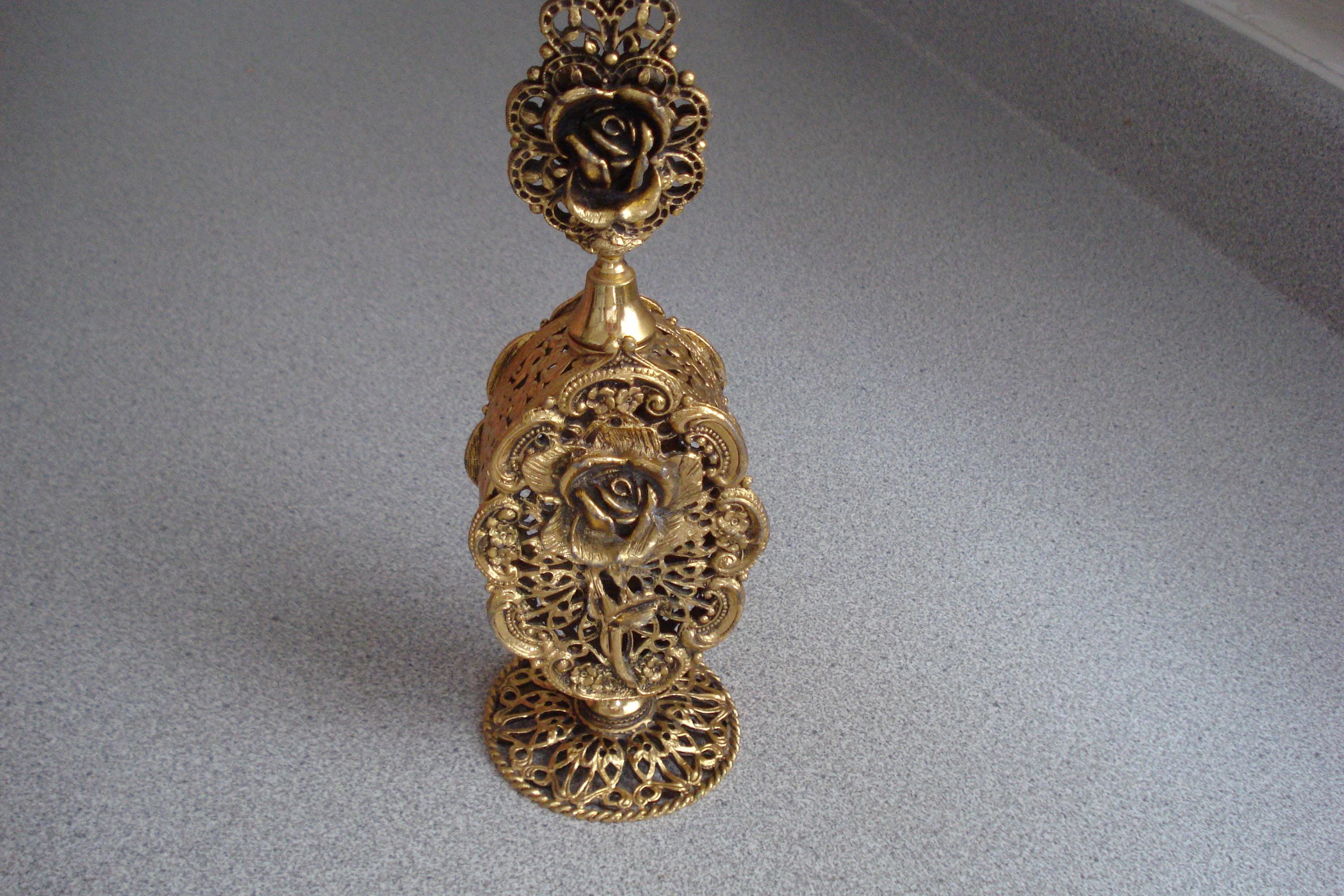 【セール中】1940年ヴィンテージゴールドリーフパフュームボトル VN0010 セール中】1940年ヴィンテージゴールドリーフパフュームボトル VN0010