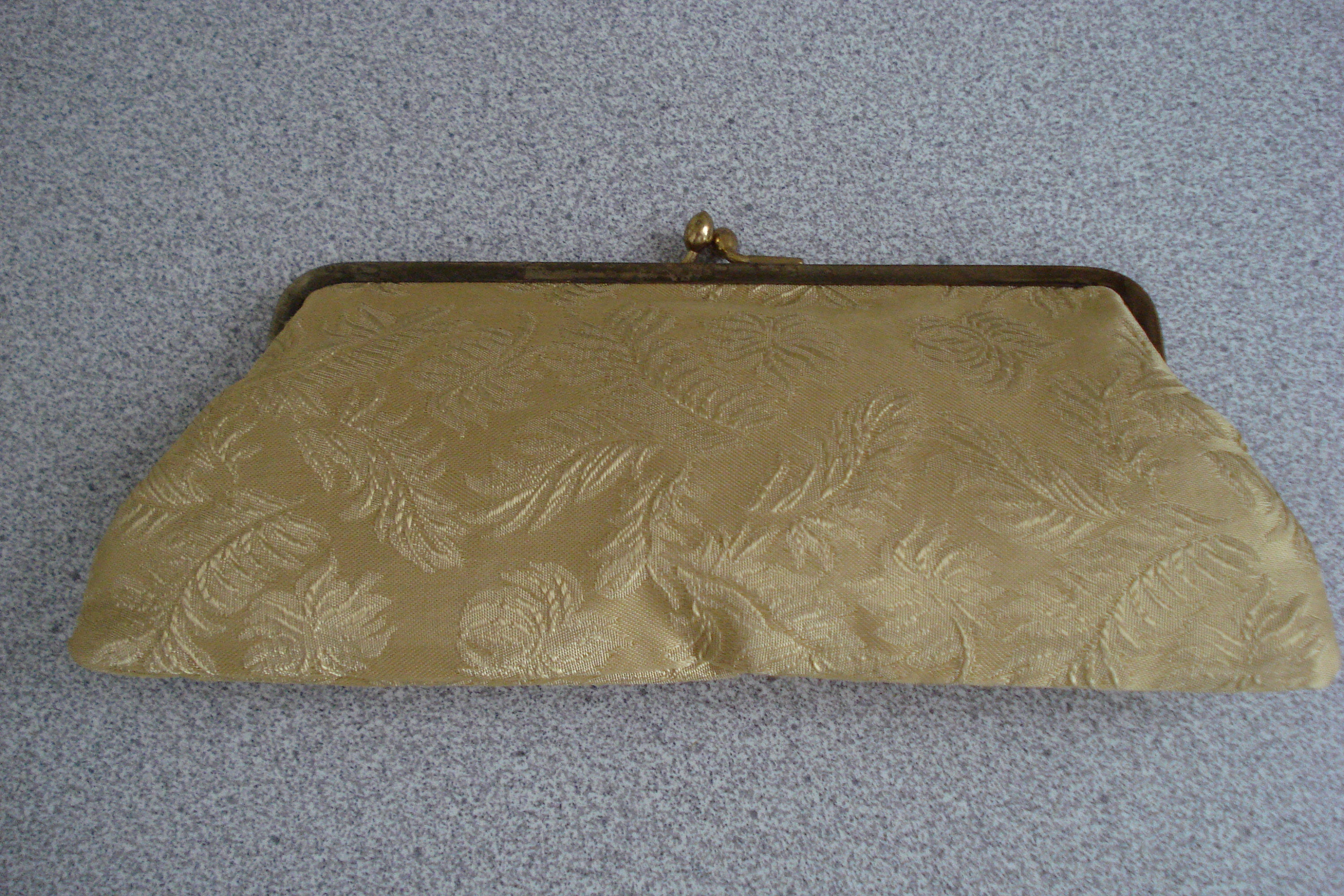 Vintage collectible silk gold-work eyeglasses case VINTAGE EYEGLASSES CASE / Cosmetic Pouch / Asian Inspired  main image 3