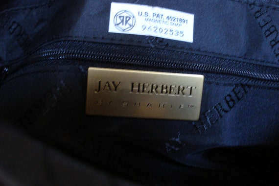 VINTAGE JAY HERBERT Shoulder Bag / Clutch / Black… - image 4