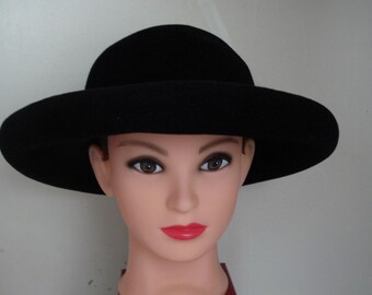 Vintage 1991 Eric Javits Foldable Leopard Mohair Bucket Hat  display picture 1