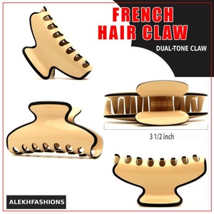 SALE HEAVY DISCOUNT French Claw Clip Handmade and Export Quality Hair Claw Clip Strong and Durable Hair Accessories N96C