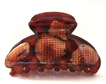 New Arrival** French Hair Claws Large 2 3/4 x 1 1/2 Inch Brown Tortoise Shell Hair Claw Clips (Exclusive No Metal Collections) D1