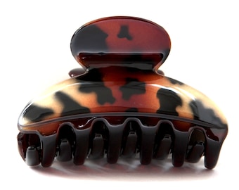 Limited Edition Collection Beautiful Hand-Painted Hair Claw Clip Made In France High Quality Hair Accessories 2 3/4 x 1 1/2 inches QN7