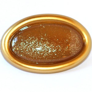 French Exclusive Hand Painted Oval Shape Hair Barrette Collection With More Shiny Sparkle Made of Celluloid Acetate 2 3/8 Inch Hair Clip Q26