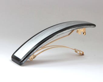 Moderne Französische Haarspange Sammlung Matt Finish große 4 Zoll Von Hand bemalt Zelluloid Acetat Haarspange Haarspangen In Frankreich Q20