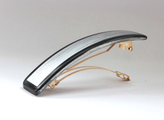 Modern French Hair Barrette Collection Matte Finish Large 4  display picture 2