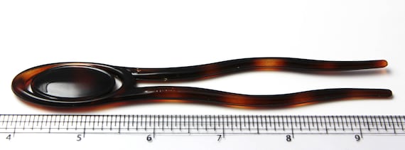 3 Acetat-Haarnadeln Schildpatt-Optik – Große U-Pins Für Haarknoten & Elegante Frisuren