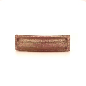French 3.5 Inch Rose Gold Hair Barrette Light Weight Sleek Design Made In France Hair Accessories D28