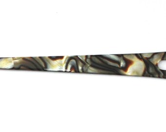 LIMITED STOCKS French Hand-Made Hair Clip Slim & Sleek Hair Pin Bun Pin XLarge 7 Inch Onyx Bun Sticks Topknot Holder N33