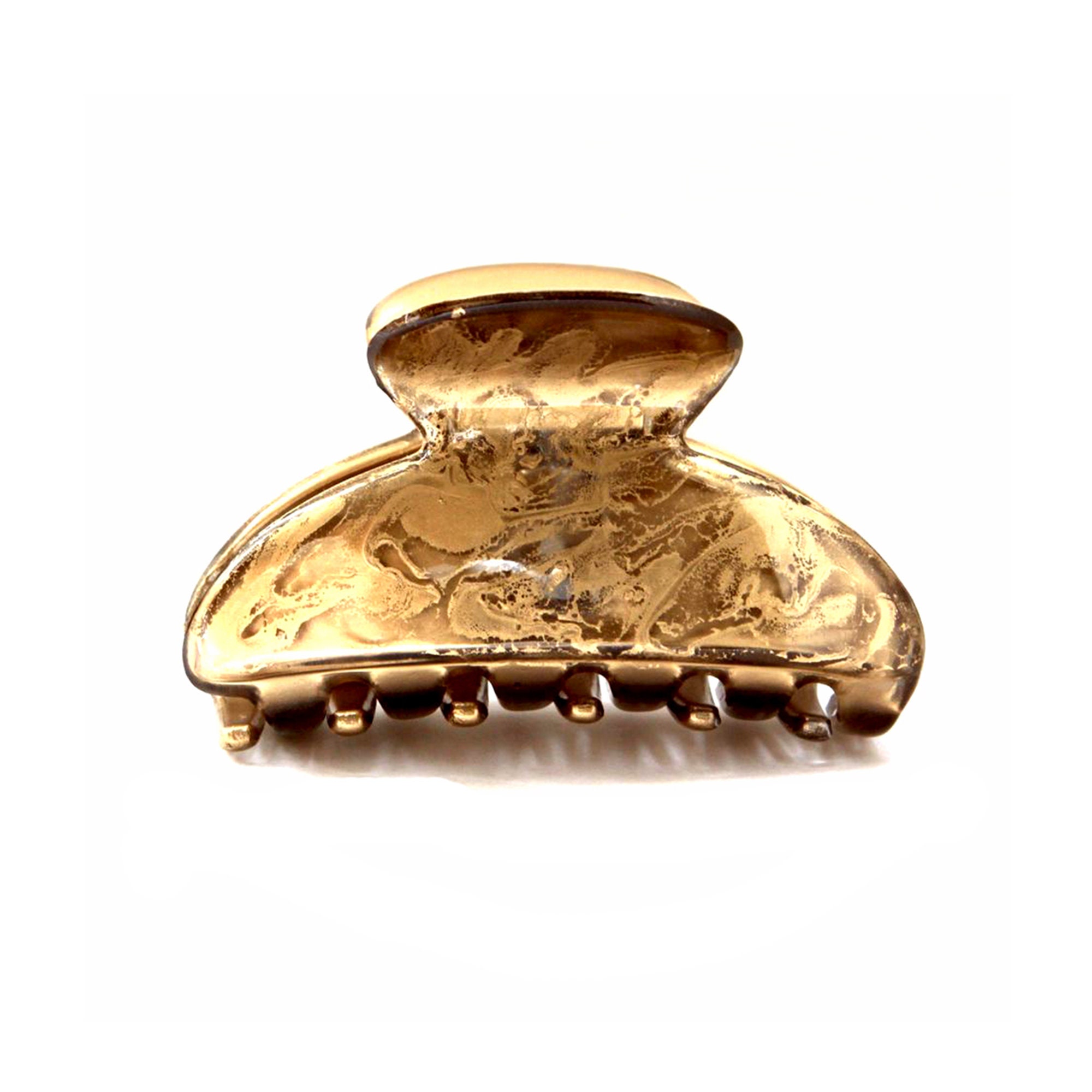 Wavy Gold Claw Clip - Etsy