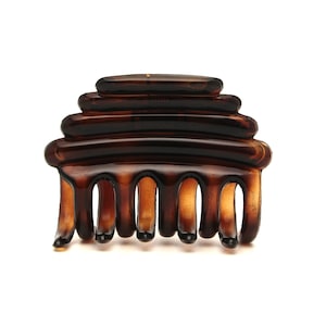 New Fashionable French Hair Claw Clip Premium Made In France Tortoise Hair Accessories 3 x 2 1/2 Inch Clutches For Women & Girls Y09