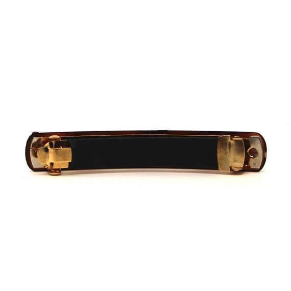 80s 90s French Tortoise Hair Barrette Gold Medusa Medallions - made in France ?? Amazon.com : 2PCS French Design Hair Barrette Tortoise Shell  main image 3