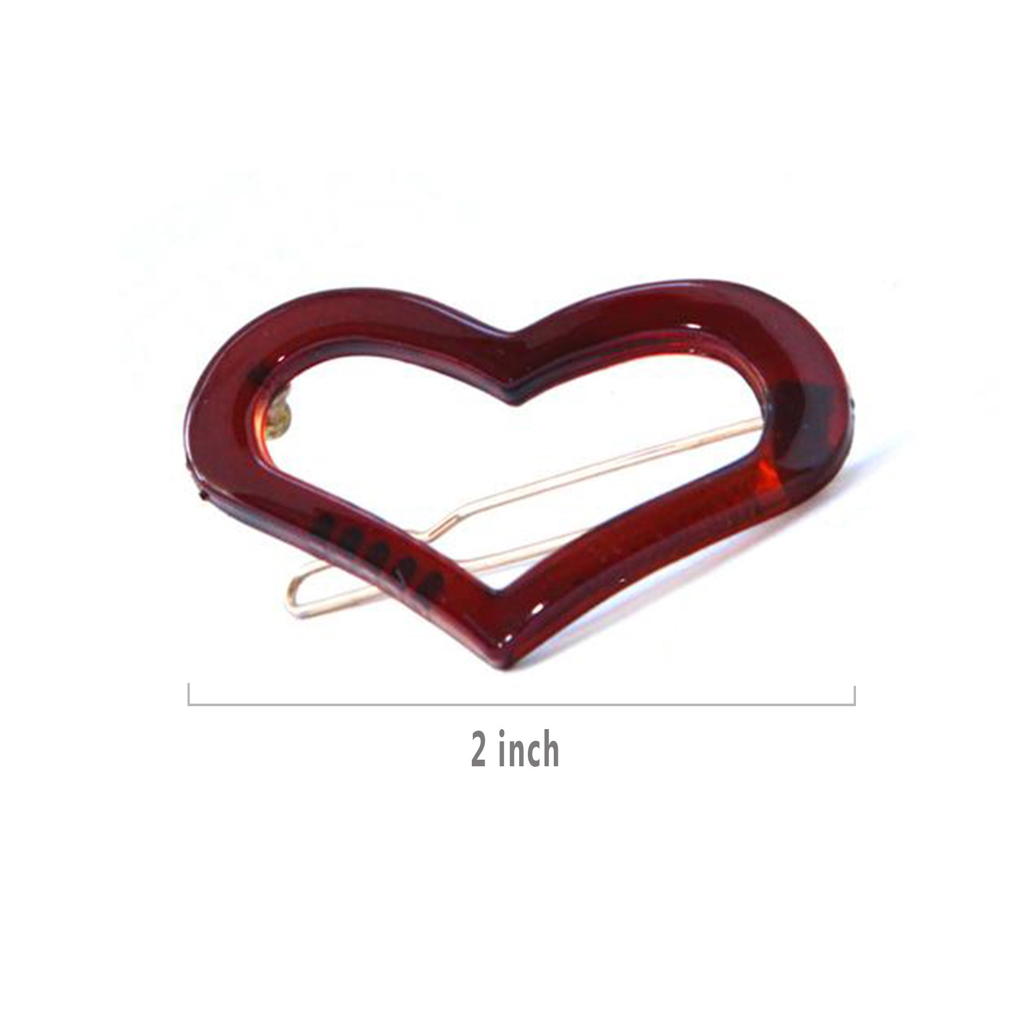 4 Stück Elegante Haarspangen – Französisches Design, Acryl, Mit Schildkröten-Muster (ca. 9 Cm, Für Lockiges & Glattes Haar)