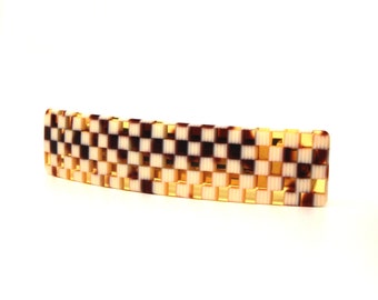Premium Modern Pattern Design French High Quality Large Hair Barrette For Women & Girls Solid Build Quality Product N88B