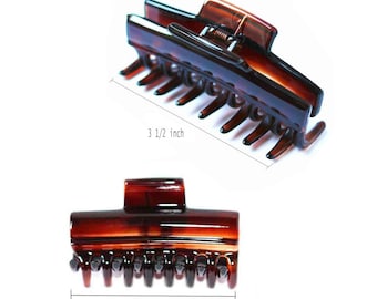 Frans Modern Design Hypoallergeen Haar Klauw gemaakt van glanzende hoge kwaliteit Celluloid Acetaat Licht gewicht kaakhaar clip variatie U43-47