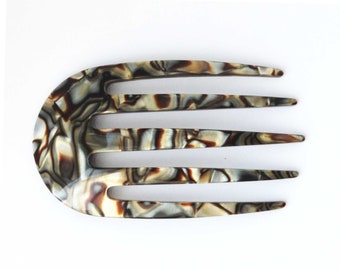 Neues Design Französisch Handgefertigte Haarkamm Zelluloid Acetat 3 Zoll Onyx Kamm Haarspange Haarschmuck N34