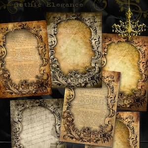 Halloween silhouette  -  découpage, Images digitales pour scrapbooking, cartes faits main