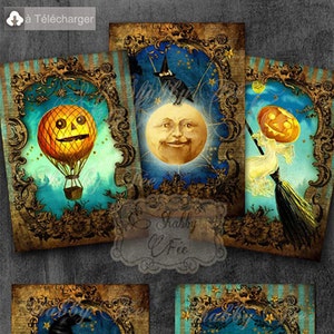 HALLOWEEN IMAGES -  découpage, Images digitales pour scrapbooking, cartes faits main