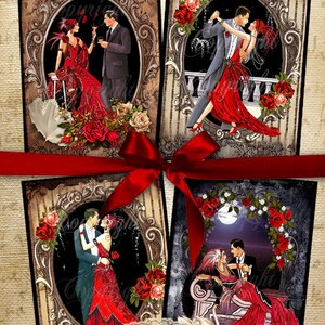 ART NOUVEAU Saint Valentine Cartes + Marie Antoinette GRATUITES, Images Digitales, Cartes faites-main, Découpage, Scrapbook, Papeterie