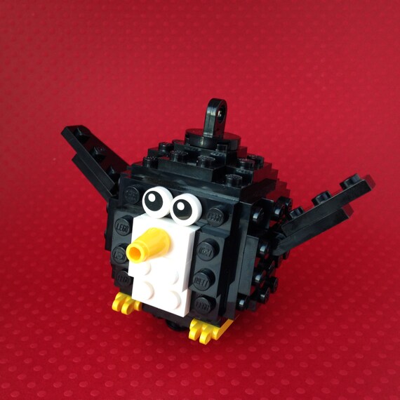 Lego penguin ornament shop