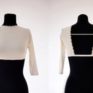 Schwarzes Crop Top, Bescheidenheit Kleidung, Bescheidenheit, Bescheidenheit, Dekolleté Abdeckung, Top, Tierfutter Top, Bralette, Basic Shirt, Plus Größe, S - XXXL