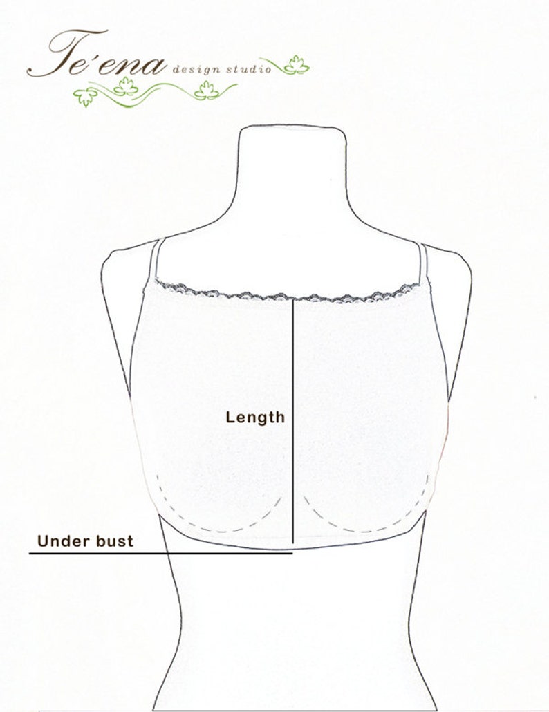 Bralette, Low Cut Model , Cami Bra, Modest Bralette, Cleavage Cover