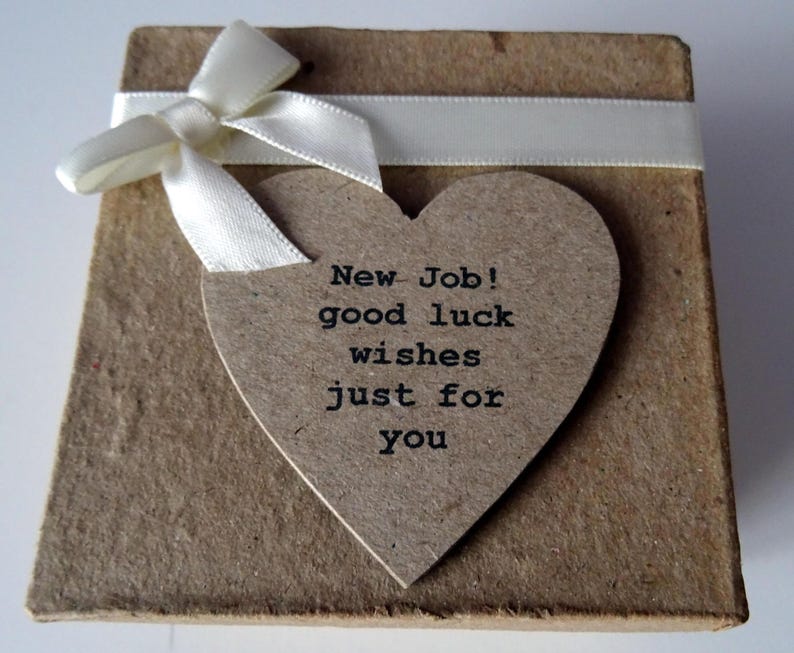 New job Good luck wishes just for you Gift Box