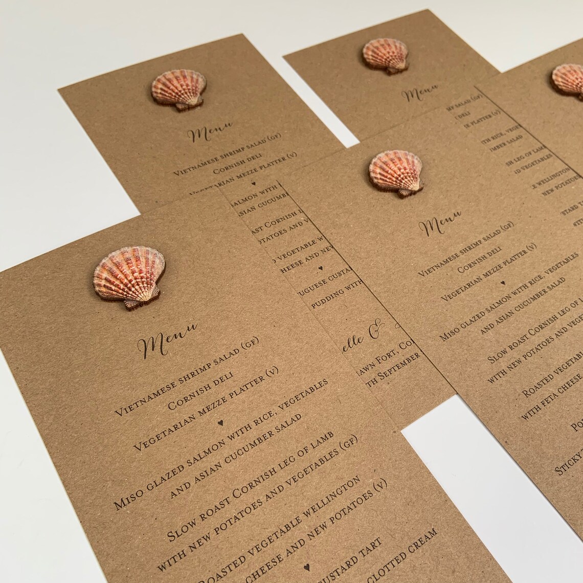 Menu Wedding Menu Beach Theme Menu Beach Wedding Menu Etsy