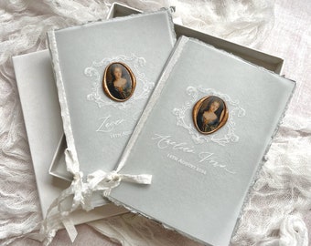 Eloise Wax Seal Vow Books, Gift Boxed Set of 2