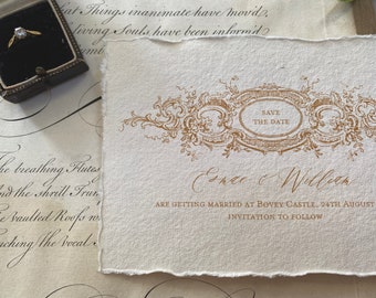 Versailles Save The Date Cards SAMPLE