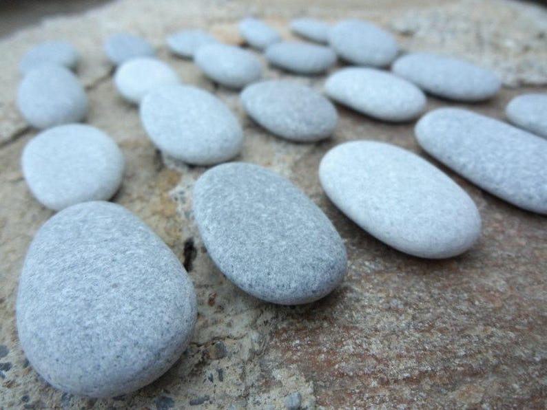 Flache Steine dünne Steine dünne Kieselsteine flache Etsy