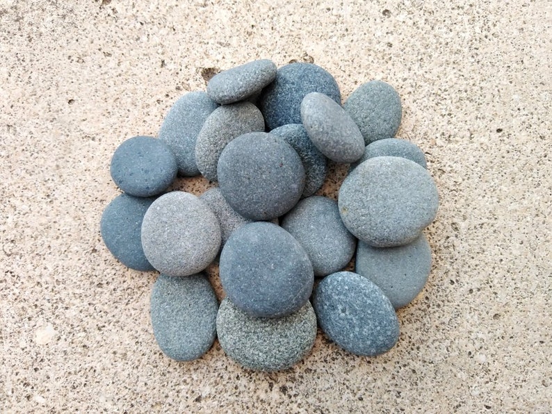 20 PREMIUM Quality Flat Craft Pebbles Tiny Pebbles Small Mid Etsy
